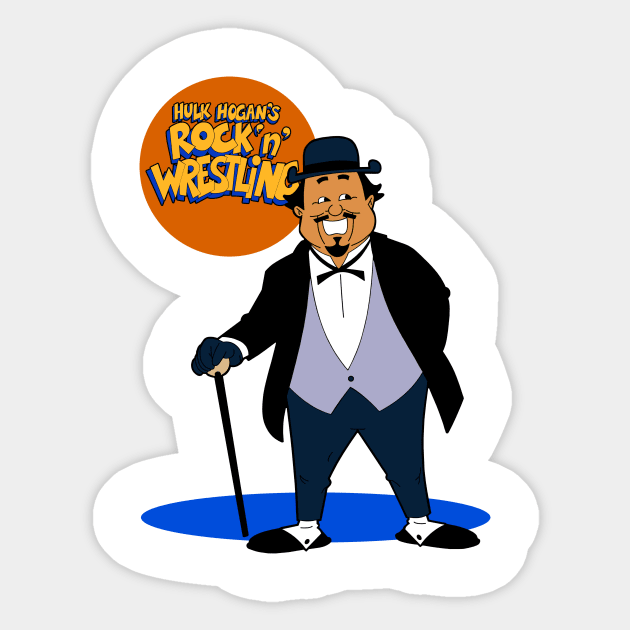 HHRnW Mr. Fuji Sticker by BigOrangeShirtShop